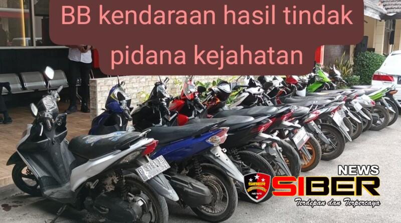 Tim Kalong Polres Jember Ungkap Kasus Curanmor, Puluhan Sepeda Motor Dan Pelaku Serta Penadah Diamankan&nbsp;Polisi