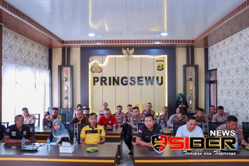 Polres Pringsewu Gelar Rapat Koordinasi Lintas Sektoral untuk Pengamanan Rute World Surf League di Krui