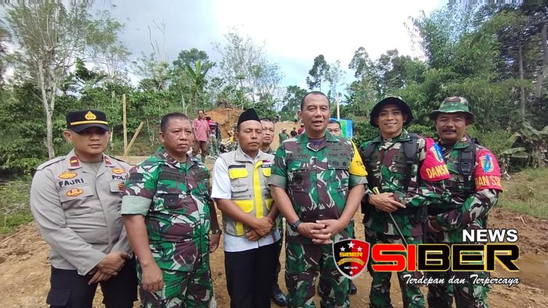 Mayjen TNI Alvis Anwar laksanakan Wasev TMMD Kodim&nbsp;0422/LB.