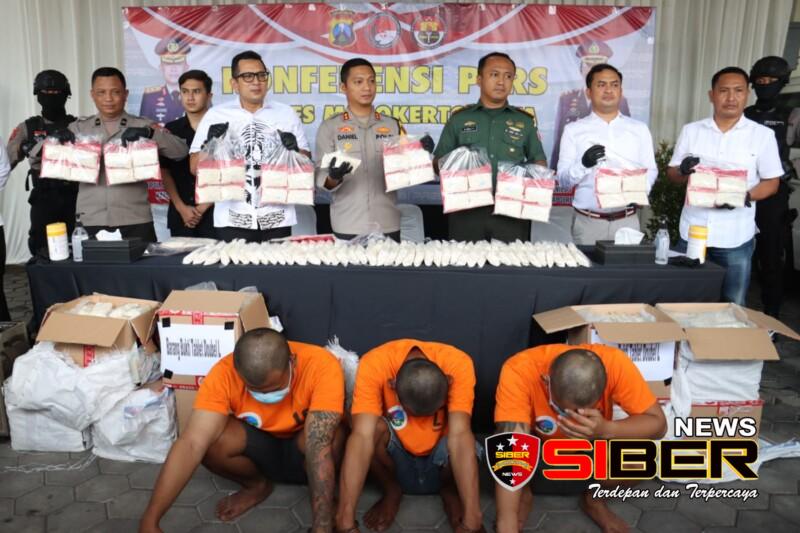 Polres Mojokerto Kota Berhasil Gulung Bandar Satu Juta Pil Dobel L Senilai Rp 3&nbsp;M