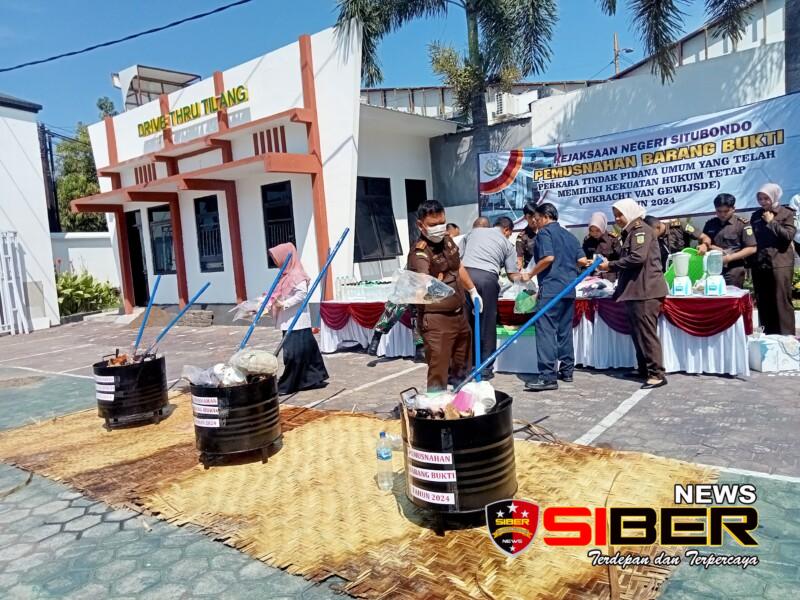 Kejaksaan Musnah Barang Bukti Tindak Pidana, Sabu Dan Pil Trex Jadi Perhatian&nbsp;Khusus