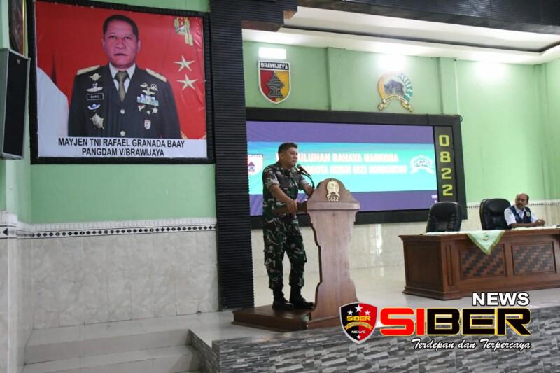 Kodim 0822 Bondowoso Gelar Penyuluhan Bahaya Narkoba Semester 1 Tahun 2024