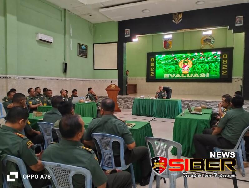 Kodim 0822/Bondowoso Menyelenggarakan Kegiatan Pembinaan Data Bidang Komduk Semester 1 TA 2024