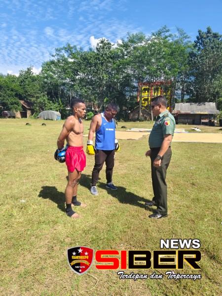 Hadapi Tanding Ke Thailand, Kasdim 0822 Bondowoso Berikan Semangat Kepada Praka Yulianus&nbsp;Imbir