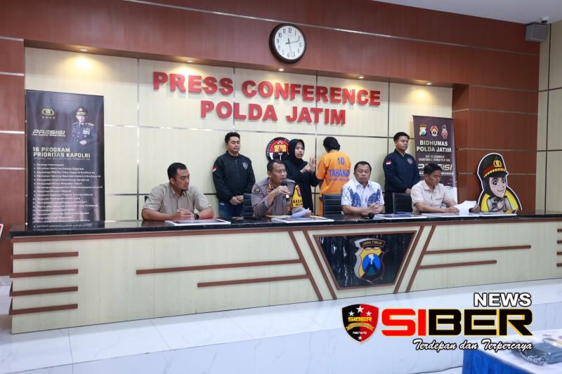 Buat Konten Bokep, Pria Asal Blimbing Malang Ditangkap Ditreskrimsus Polda&nbsp;Jatim