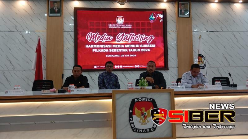 Dalam Pemilihan Gubenur & Wakil Gubenur & Pemilihan Bupati Dan Wakil Bupati Lumajang, KPU Lumajang Gelar Media&nbsp;GATHERING