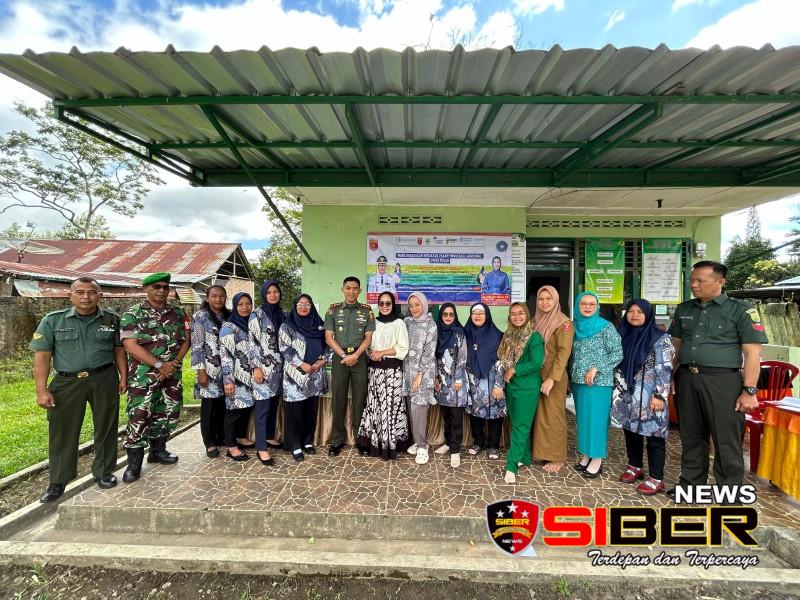 Komandan Kodim Hadiri Pekan Imunisasi Nasional Polio di Poskesdim 0422/ Lampung Barat