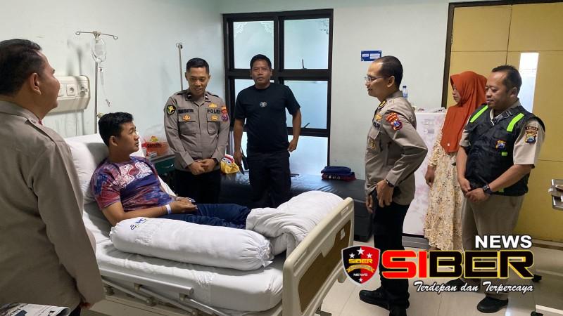 Viral Anggota Polri Korban Pengeroyokan Di Jember,Karumkit Bhayangkara Lumajang Lakukan Hospital Visite