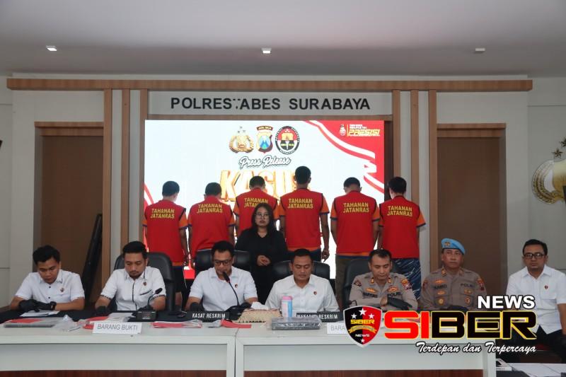 Judol Beromzet 1 Milyar di Bongkar Polrestabes Surabaya