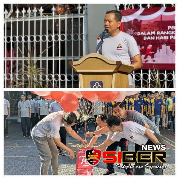 Semarakkan HUT RI ke-79, Lapas Lumajang Gelar Upacara dan Pengayoman Sekaligus Pembukaan Pekan&nbsp;Olahraga
