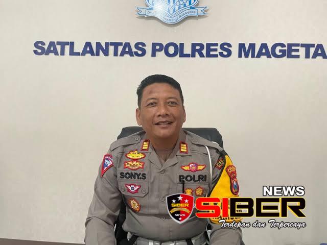 Mengharukan Saat Pisah Sambut Kasat Lantas Polres Magetan, AKP. sony Suhartanto, Digantikan AKP Andini Sebagai Kasatlantas Polres&nbsp;Magetan