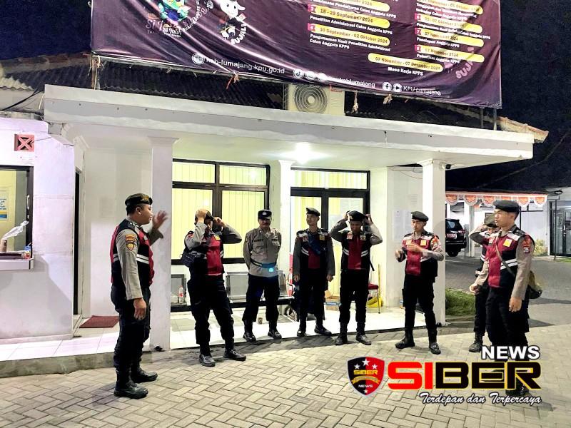 Polres Lumajang Tingkatkan Keamanan Gudang Logistik dan Kantor KPU