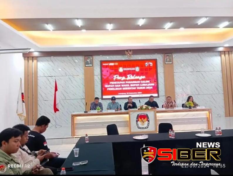KPU Umumkan Pasangan Calon Bupati dan Wakil Bupati Lumajang Pemilu Serentak 2024